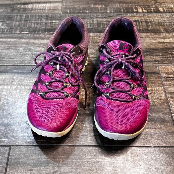 Merrell Womens Antora 2 Trail Running Shoe Fuchsia J067284 - Picture 1 of 7